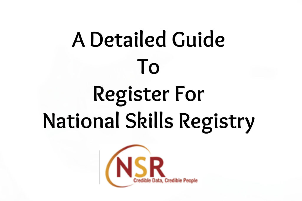 How To Register For National Skills Registry | NSR - HACKZHUB