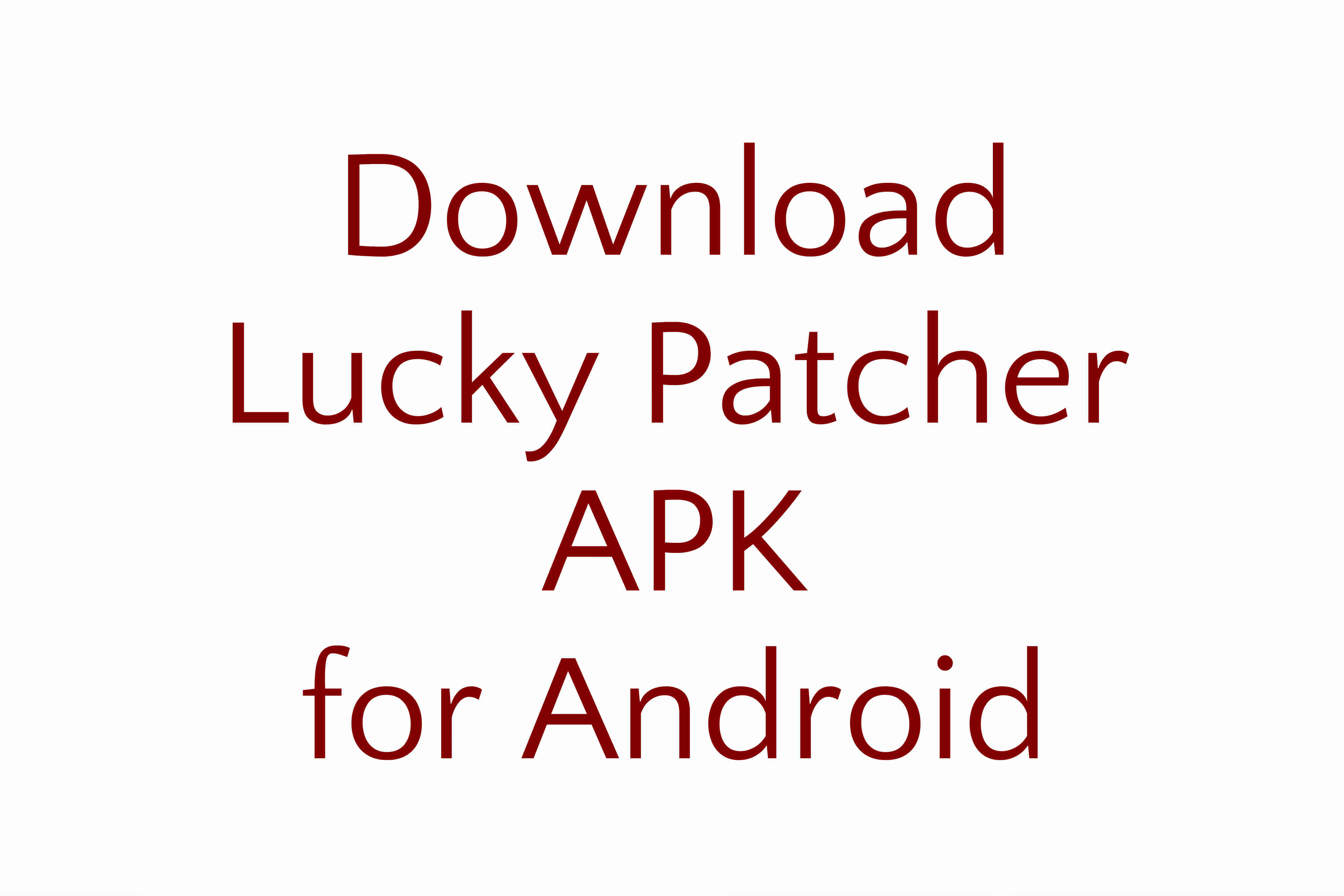 Download Lucky Patcher APK for Android